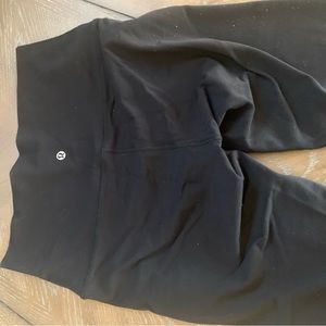 LULULEMON Align High Rise Black Crop Leggings 8
